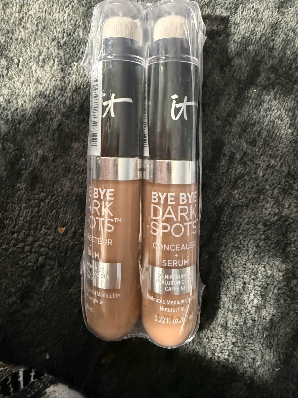 it cosmetics Bye Bye Dark Spots Concealer + Serum- Lot of 2- shade Tan Cool 40